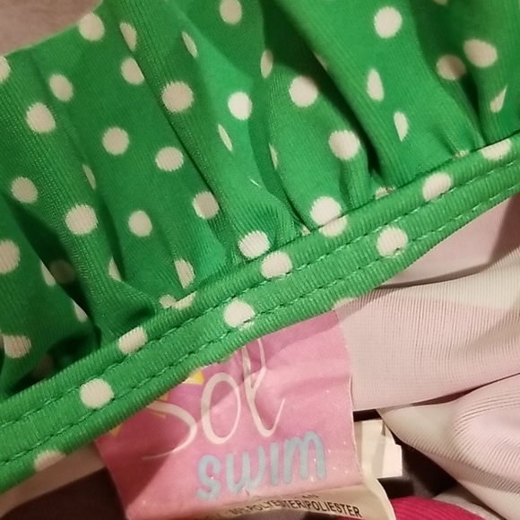 cutest 2t swimsuit and denim skirt - Picture 4 of 6